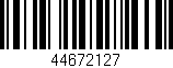 Código de barras (EAN, GTIN, SKU, ISBN): '44672127'