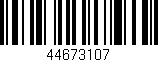Código de barras (EAN, GTIN, SKU, ISBN): '44673107'