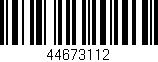 Código de barras (EAN, GTIN, SKU, ISBN): '44673112'