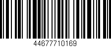 Código de barras (EAN, GTIN, SKU, ISBN): '44677710169'