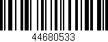 Código de barras (EAN, GTIN, SKU, ISBN): '44680533'