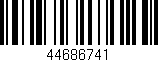 Código de barras (EAN, GTIN, SKU, ISBN): '44686741'