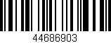 Código de barras (EAN, GTIN, SKU, ISBN): '44686903'