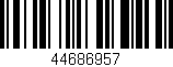 Código de barras (EAN, GTIN, SKU, ISBN): '44686957'