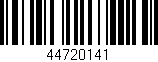 Código de barras (EAN, GTIN, SKU, ISBN): '44720141'