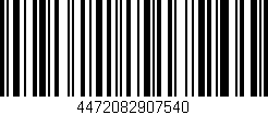 Código de barras (EAN, GTIN, SKU, ISBN): '4472082907540'