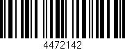 Código de barras (EAN, GTIN, SKU, ISBN): '4472142'