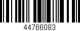 Código de barras (EAN, GTIN, SKU, ISBN): '44766083'