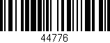 Código de barras (EAN, GTIN, SKU, ISBN): '44776'