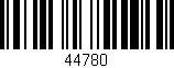 Código de barras (EAN, GTIN, SKU, ISBN): '44780'