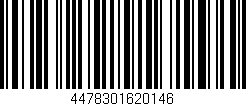 Código de barras (EAN, GTIN, SKU, ISBN): '4478301620146'