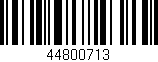 Código de barras (EAN, GTIN, SKU, ISBN): '44800713'