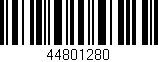 Código de barras (EAN, GTIN, SKU, ISBN): '44801280'