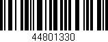 Código de barras (EAN, GTIN, SKU, ISBN): '44801330'