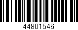 Código de barras (EAN, GTIN, SKU, ISBN): '44801546'