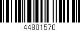 Código de barras (EAN, GTIN, SKU, ISBN): '44801570'