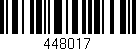 Código de barras (EAN, GTIN, SKU, ISBN): '448017'