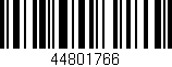 Código de barras (EAN, GTIN, SKU, ISBN): '44801766'