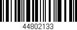 Código de barras (EAN, GTIN, SKU, ISBN): '44802133'