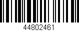 Código de barras (EAN, GTIN, SKU, ISBN): '44802461'