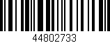 Código de barras (EAN, GTIN, SKU, ISBN): '44802733'