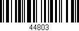 Código de barras (EAN, GTIN, SKU, ISBN): '44803'