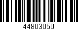 Código de barras (EAN, GTIN, SKU, ISBN): '44803050'