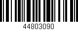 Código de barras (EAN, GTIN, SKU, ISBN): '44803090'