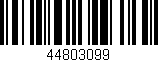 Código de barras (EAN, GTIN, SKU, ISBN): '44803099'