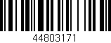 Código de barras (EAN, GTIN, SKU, ISBN): '44803171'