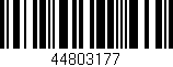 Código de barras (EAN, GTIN, SKU, ISBN): '44803177'