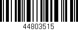 Código de barras (EAN, GTIN, SKU, ISBN): '44803515'