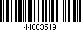Código de barras (EAN, GTIN, SKU, ISBN): '44803519'