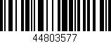 Código de barras (EAN, GTIN, SKU, ISBN): '44803577'