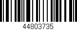 Código de barras (EAN, GTIN, SKU, ISBN): '44803735'