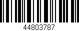 Código de barras (EAN, GTIN, SKU, ISBN): '44803787'