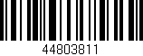 Código de barras (EAN, GTIN, SKU, ISBN): '44803811'