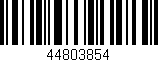 Código de barras (EAN, GTIN, SKU, ISBN): '44803854'
