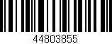 Código de barras (EAN, GTIN, SKU, ISBN): '44803855'