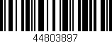 Código de barras (EAN, GTIN, SKU, ISBN): '44803897'