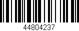 Código de barras (EAN, GTIN, SKU, ISBN): '44804237'