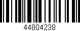 Código de barras (EAN, GTIN, SKU, ISBN): '44804238'