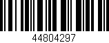 Código de barras (EAN, GTIN, SKU, ISBN): '44804297'