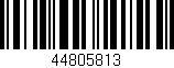 Código de barras (EAN, GTIN, SKU, ISBN): '44805813'