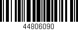 Código de barras (EAN, GTIN, SKU, ISBN): '44806090'