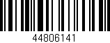 Código de barras (EAN, GTIN, SKU, ISBN): '44806141'