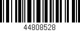 Código de barras (EAN, GTIN, SKU, ISBN): '44808528'