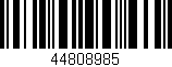 Código de barras (EAN, GTIN, SKU, ISBN): '44808985'