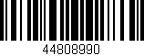 Código de barras (EAN, GTIN, SKU, ISBN): '44808990'