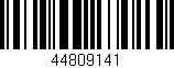 Código de barras (EAN, GTIN, SKU, ISBN): '44809141'